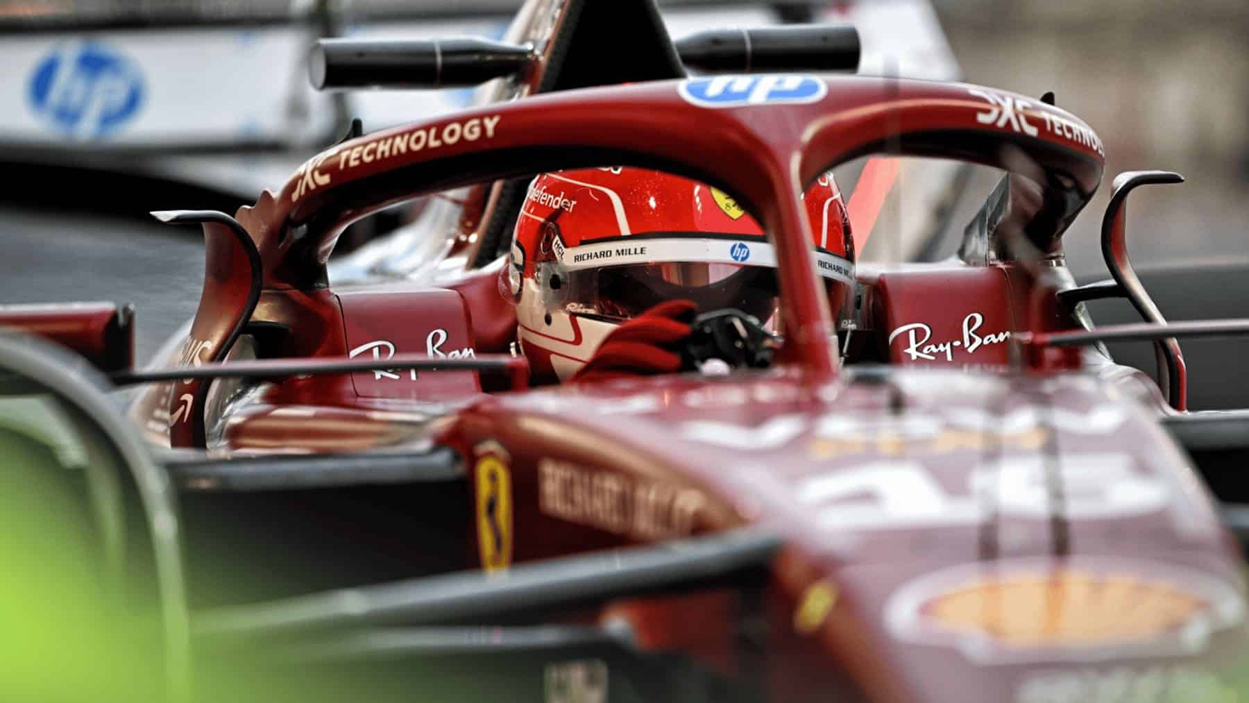 Leclerc apaga Ferrari