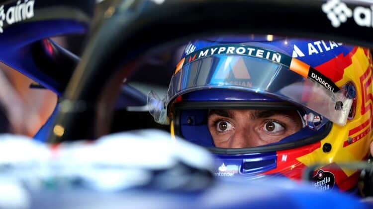 Sainz durante la clasificación de los Países Bajos este sábado en Zandvoort