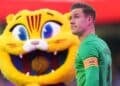 Ter Stegen, en la presentación del Barcelona.