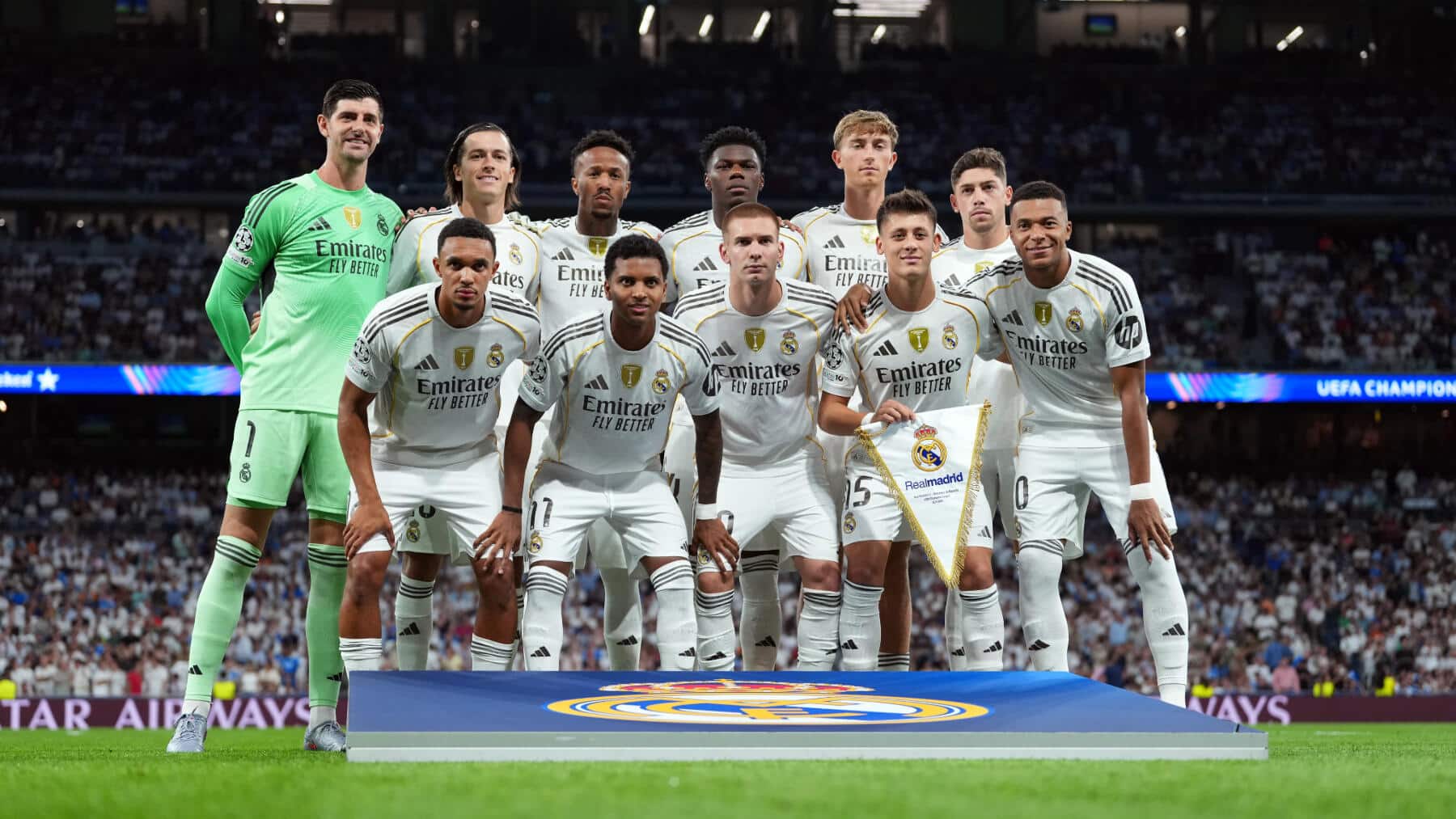 Alineación Once Real madrid Espanyol