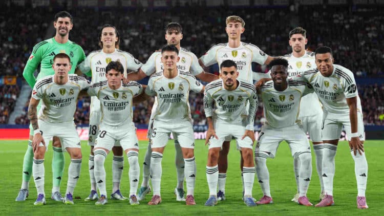 Alineación Real Madrid Atlético de Madrid