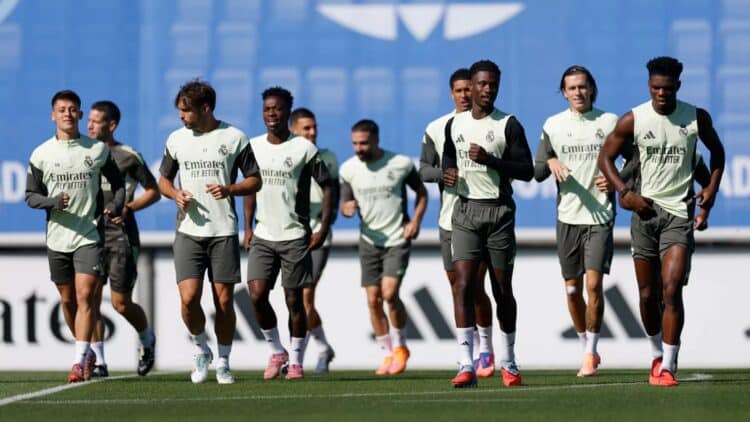 Real Madrid entrenamiento