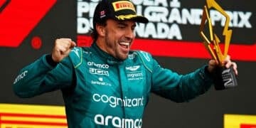 Podio Alonso Aston Martin