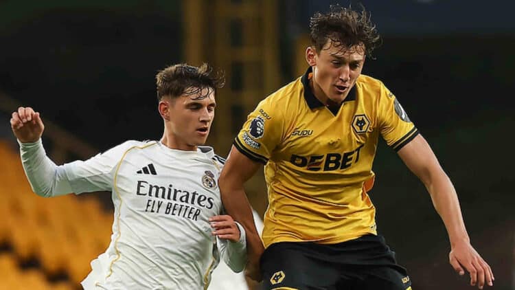 Real Madrid Castilla Premier League International Cup Wolverhampton Wolves