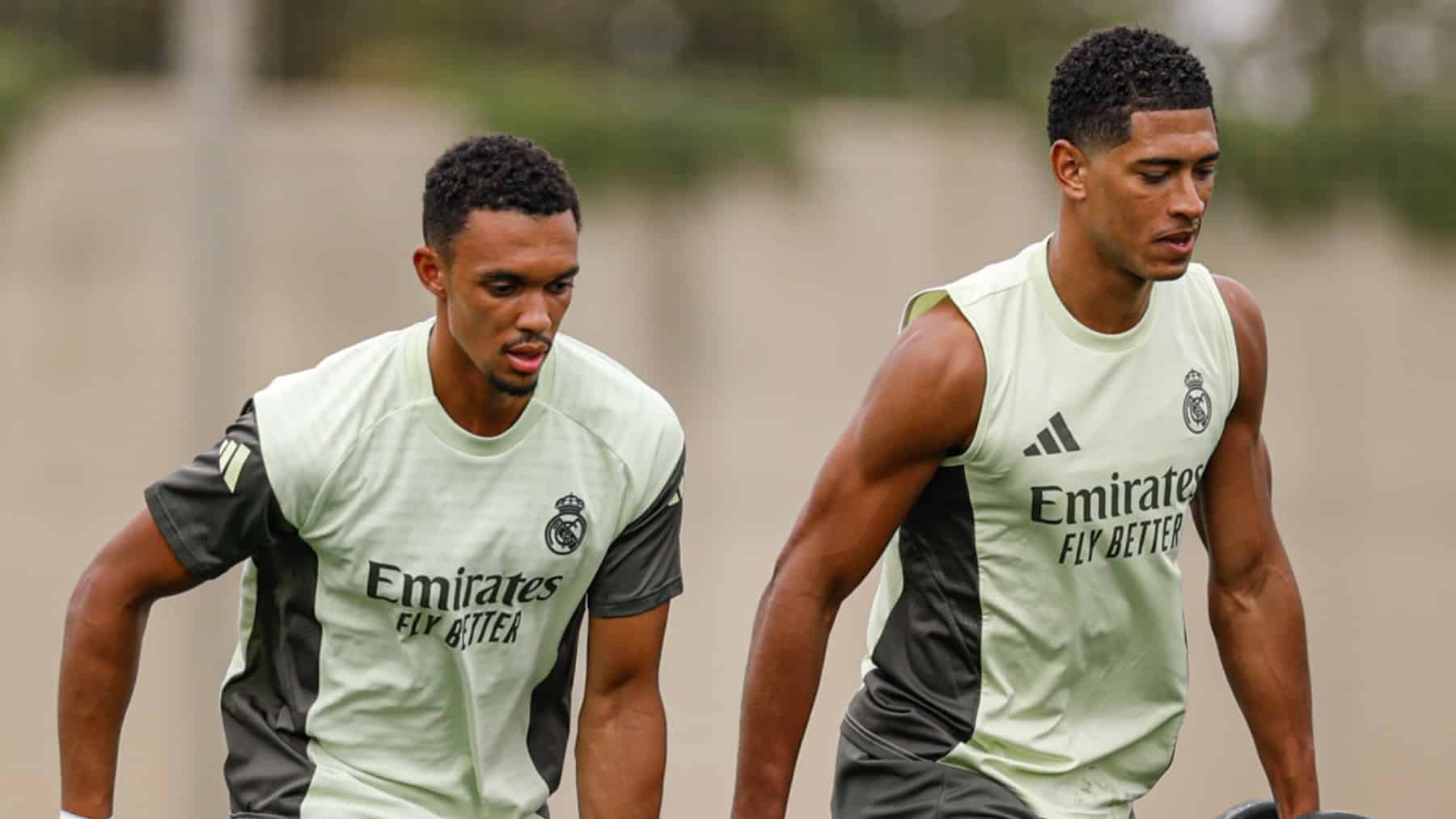 tRENT bellingham real madrid entrenamiento