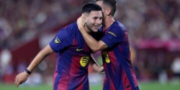 Bardghji, durante la pretemporada del Barcelona.