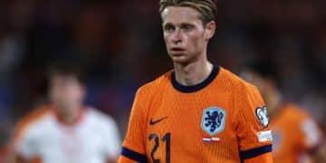 Frenkie de Jong, con Países Bajos.