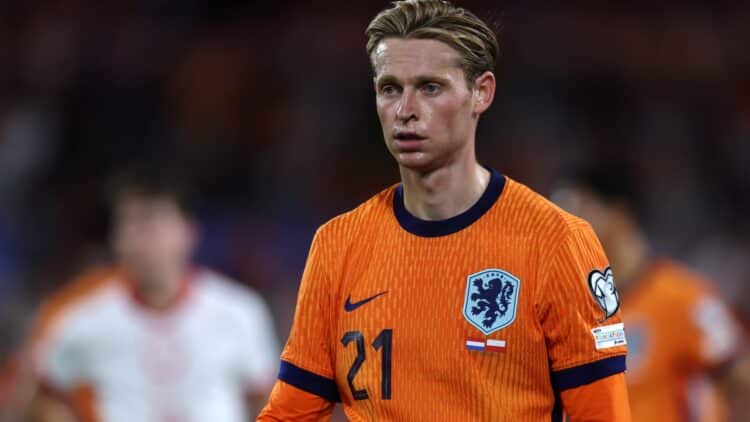 Frenkie de Jong, con Países Bajos.