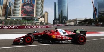 Libres 2 Gran Premio Azerbaiyán.