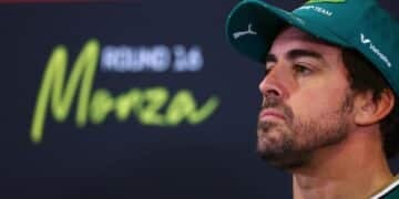 Fernando Alonso Aston Martin Gran Premio Italia