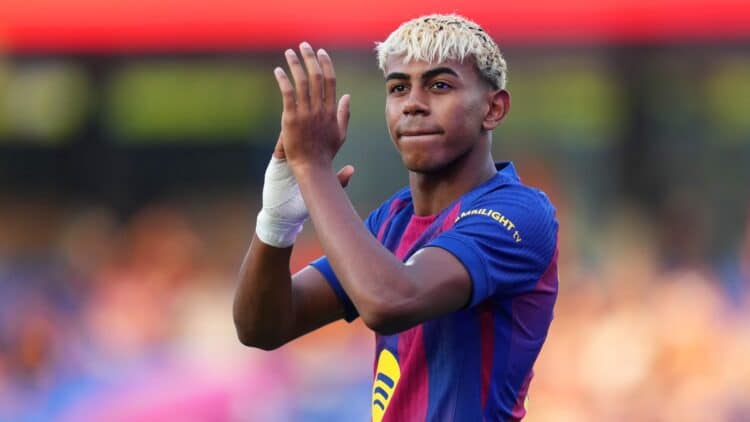 Lamine Yamal, el día del Joan Gamper.