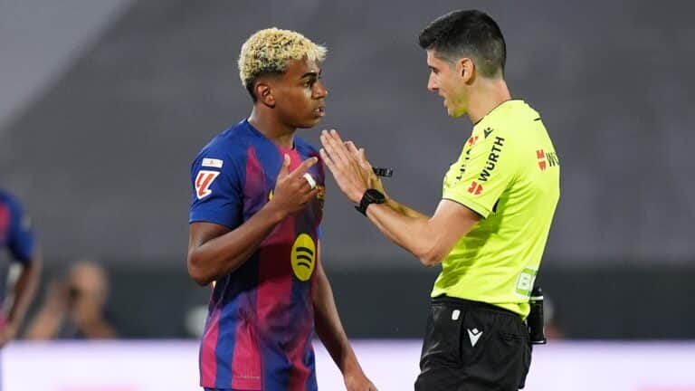 Lamine y Busquets Ferrer en el Rayo - Barcelona.