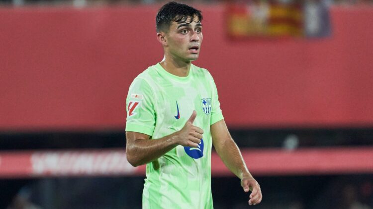 Pedri, esta temporada con el Barcelona.