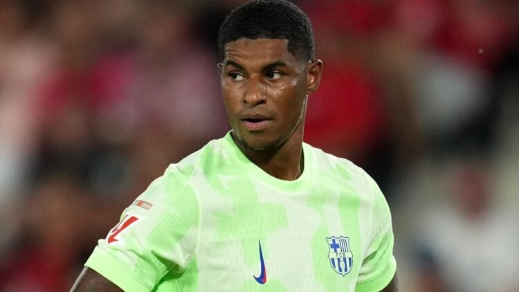 Marcus Rashford, en un partido del Barcelona.