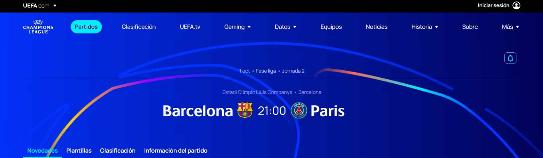 Uefa Barça PSG montjuic