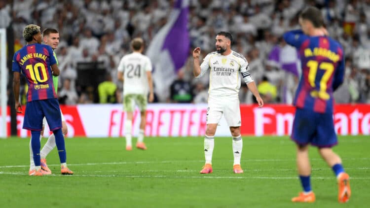 Carvajal Real Madrid Barcelona Clásico