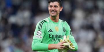 Courtois asistencia Real Madrid Kairat Almaty
