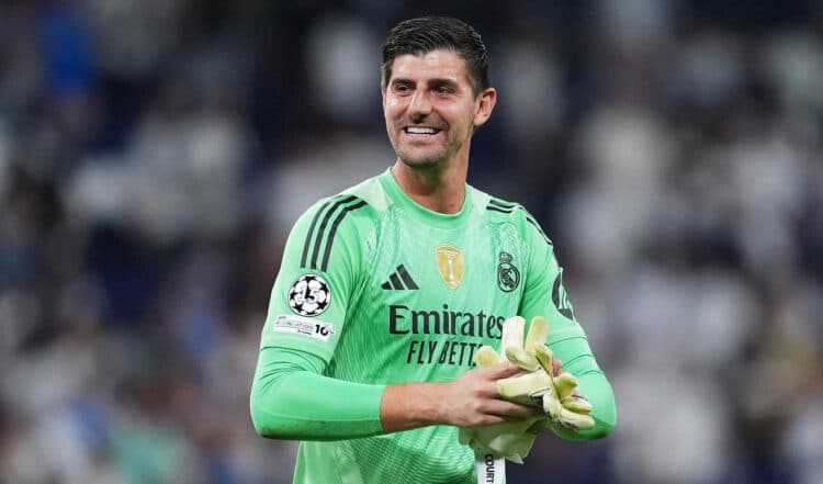Courtois asistencia Real Madrid Kairat Almaty