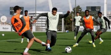 Real Madrid entrenamiento