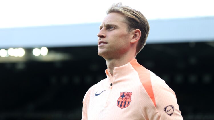 Frenkie de Jong, jugador del Barcelona.