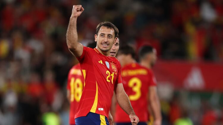 Alineación de España ante Bulgaria en la clasificación para el Mundial 2026