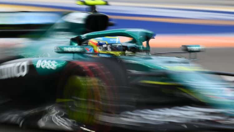Fernando Alonso Gran Premio Singapur Aston Martin