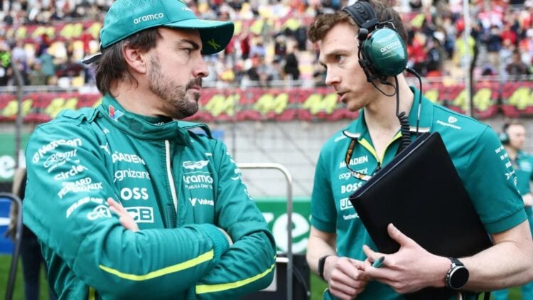 Fernando Alonso pide un cambio de ingeniero en Aston Martin