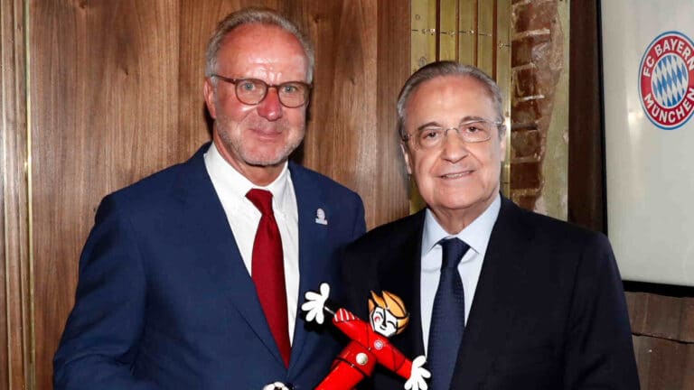 karl heinz rummenigge florentino perez real madrid bayern munich