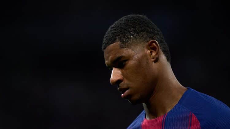 Marcus Rashford, con el Barcelona.