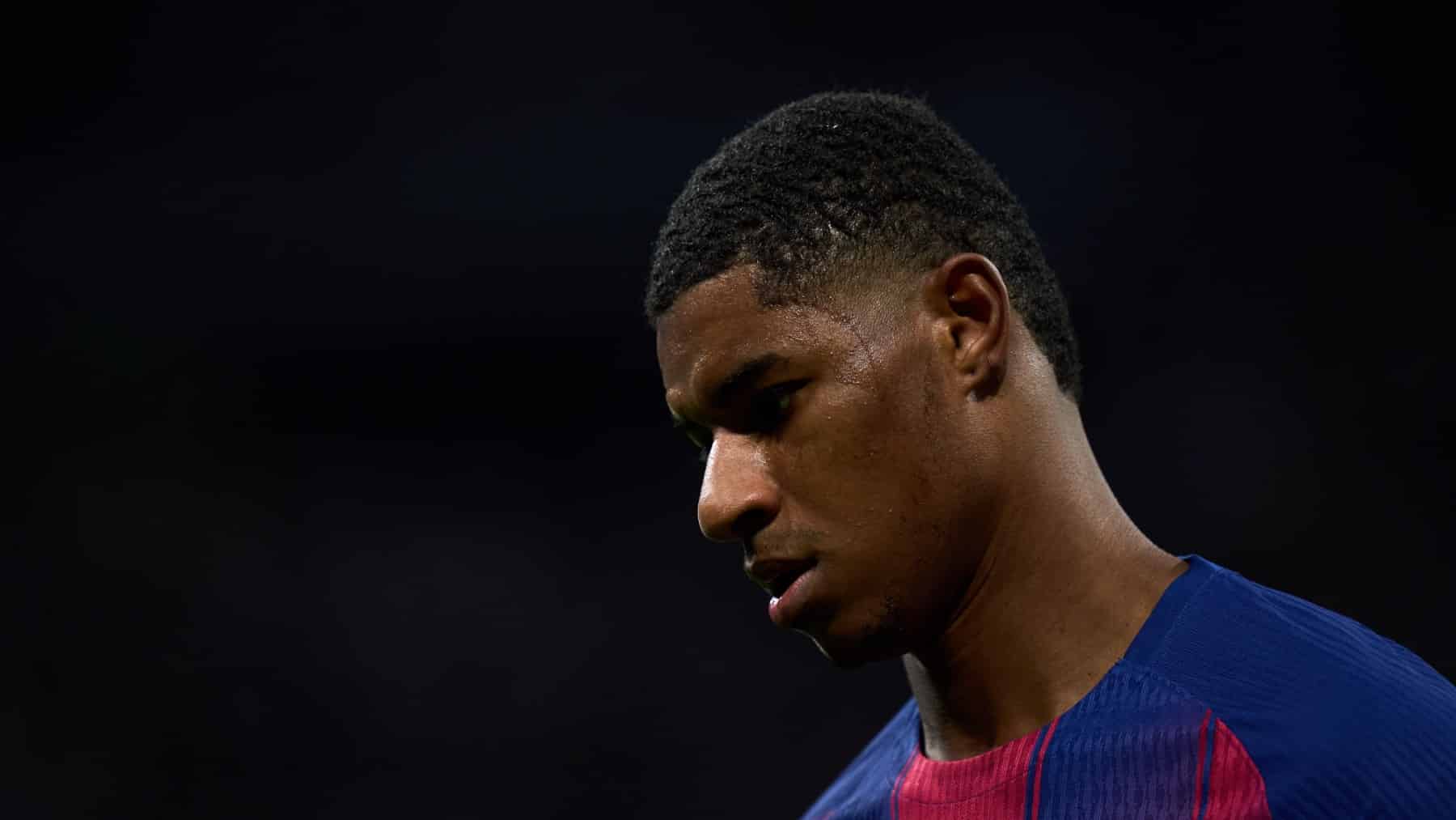 Marcus Rashford, con el Barcelona.