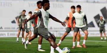 Entrenamiento Real Madrid