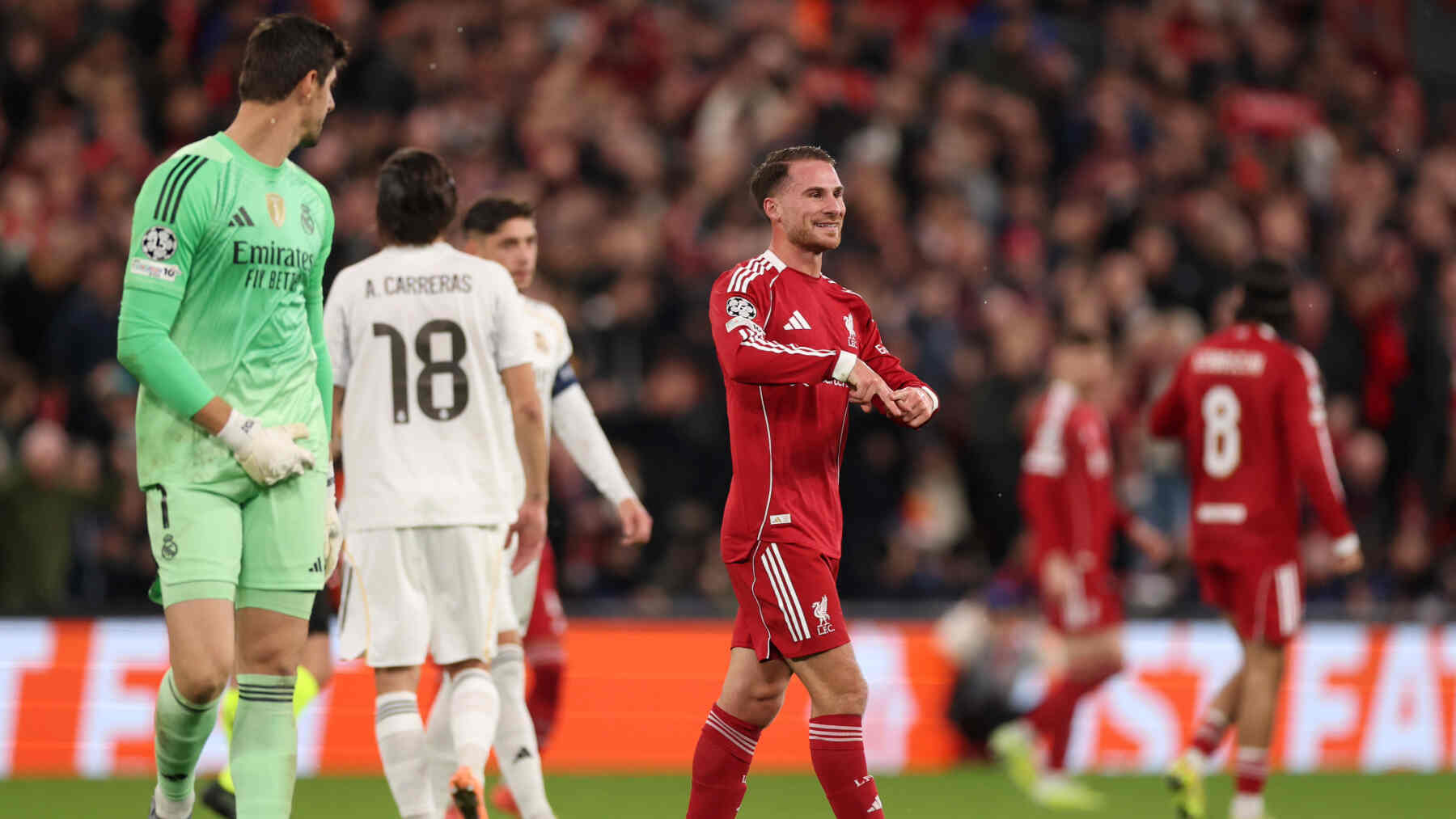 Courtois Real Madrid Liverpool