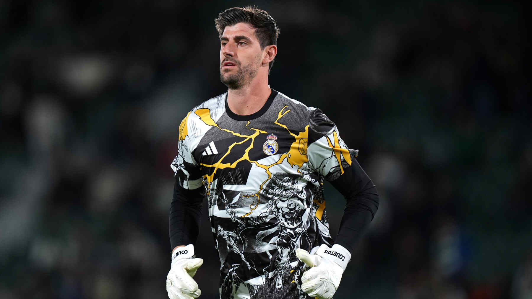 Courtois Real Madrid baja champions