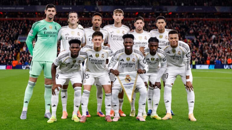 Alineación oficial once Real Madrid Rayo Vallecano