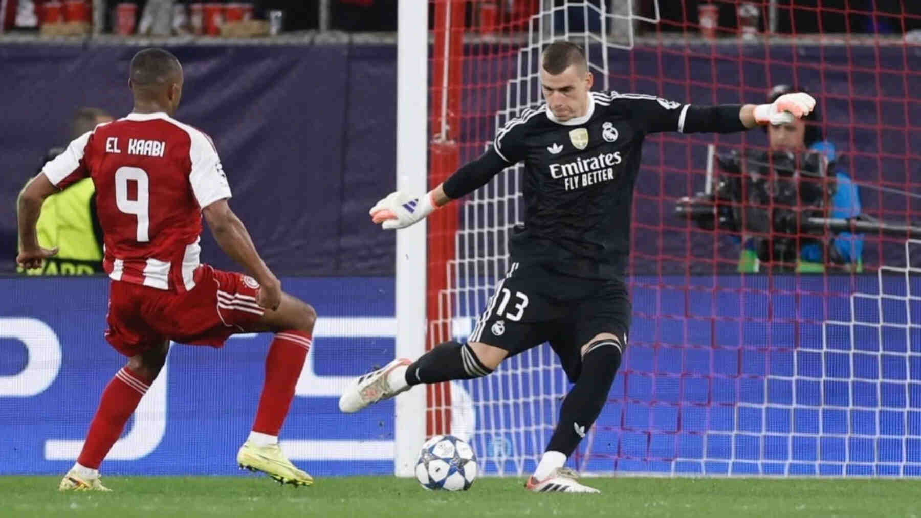 Andriy Lunin Real Madrid Olympiacos