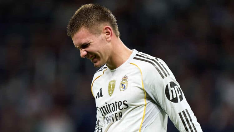 Mastantuono lesionado tiempo baja real madrid