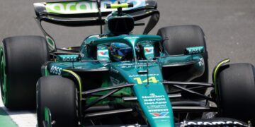 Fernando Alonso Aston Martin Las Vegas