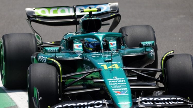Fernando Alonso Aston Martin Las Vegas