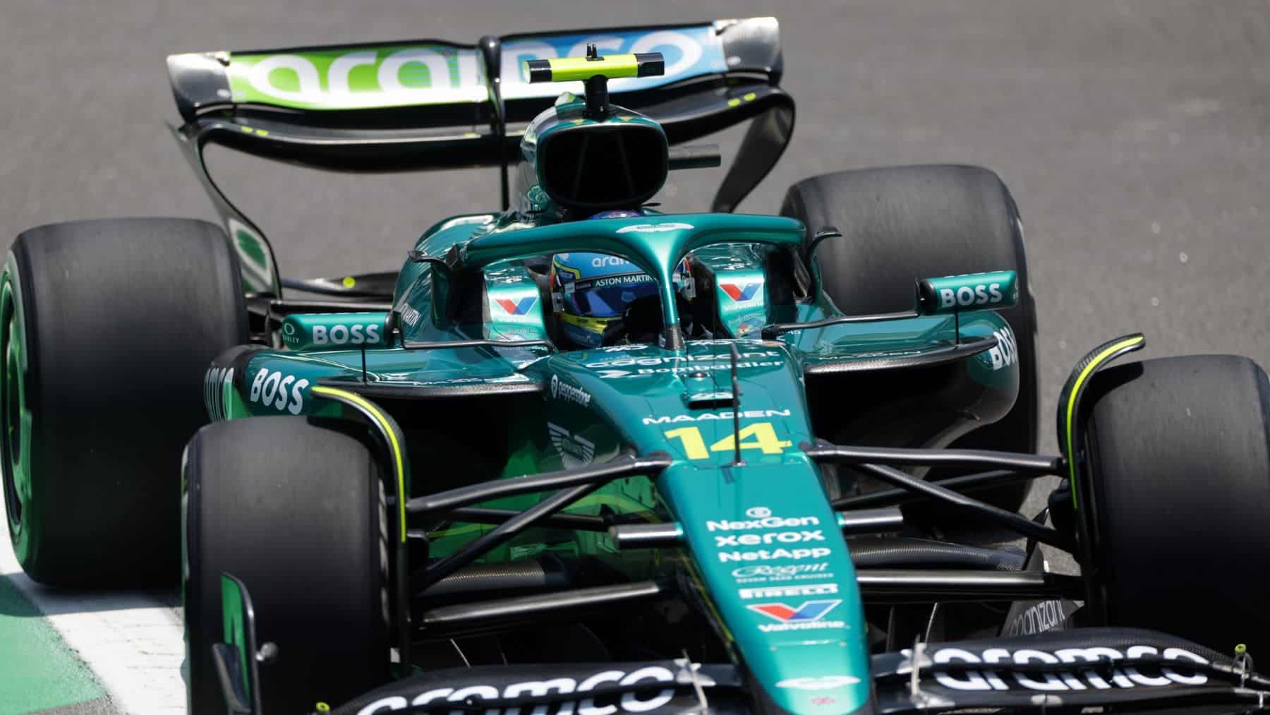 Fernando Alonso Aston Martin Las Vegas