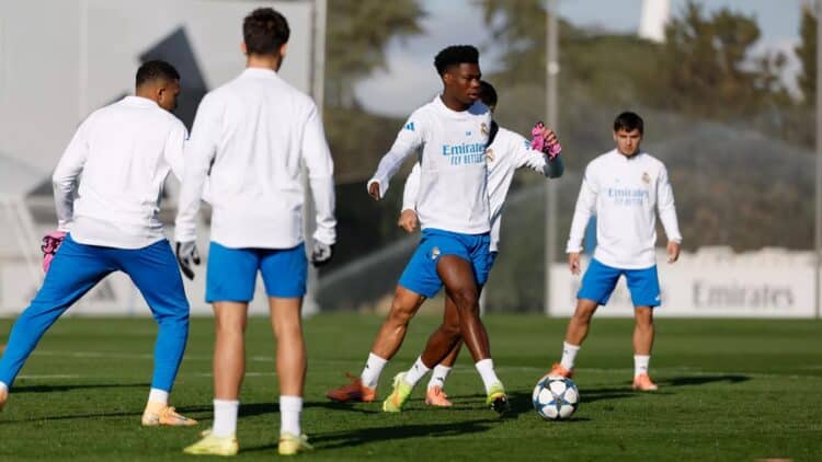 Real Madrid entrenamiento