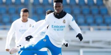 Real Madrid entrenamiento/convocatoria Vinicius Mbappé