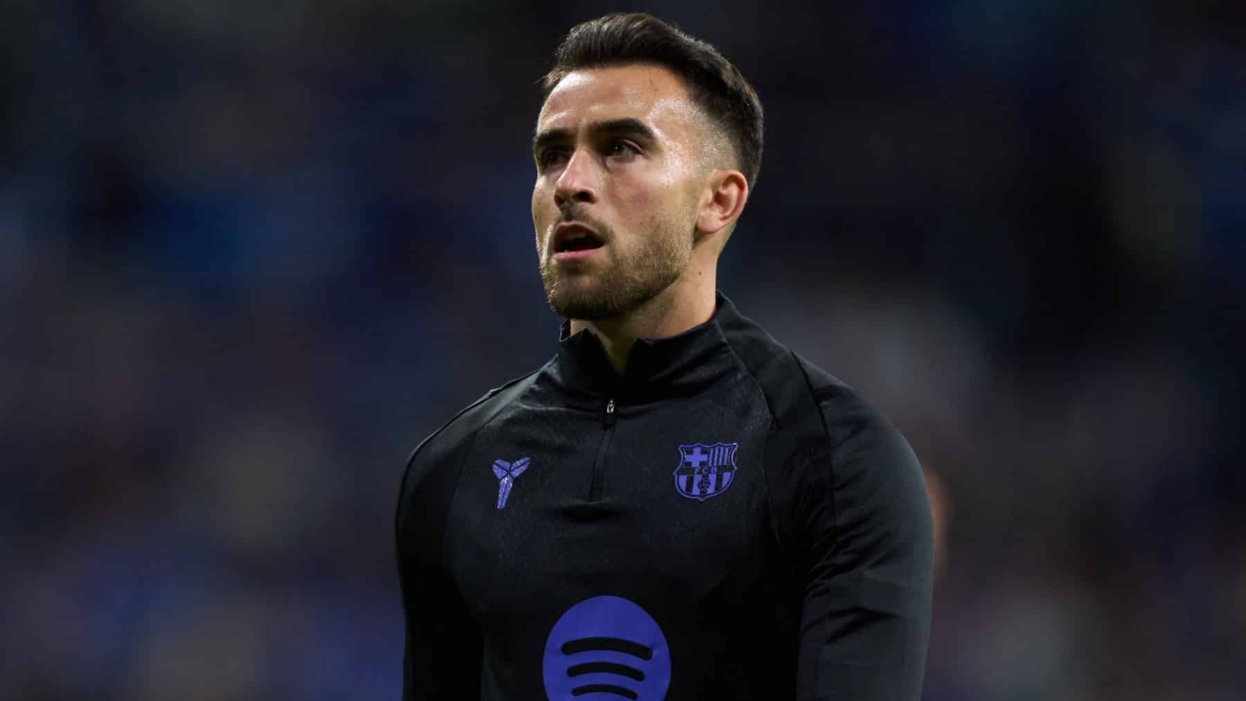 Eric García, durante un partido del Barcelona.