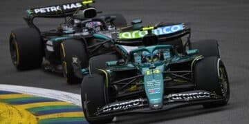 Fernando Alonso Aston Martin Gran Premio Sao Paulo