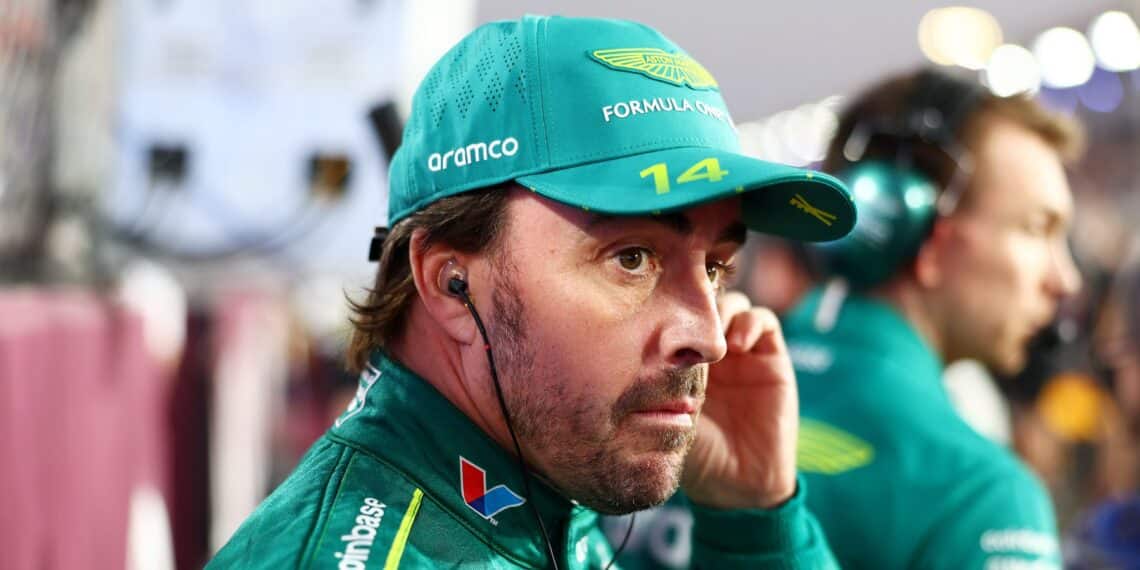 Fernando Alonso Aston Martin Gran Premio Catar