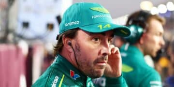 Fernando Alonso Aston Martin Gran Premio Catar