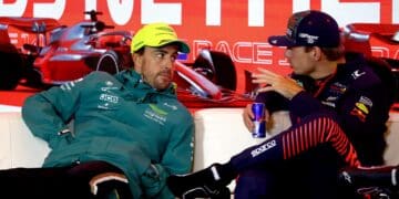 Fernando Alonso Max Verstappen Gran Premio Las Vegas