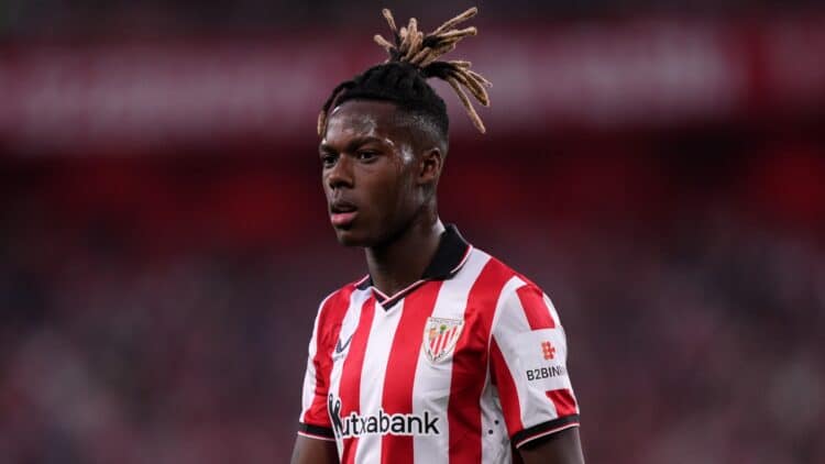 Nico Williams, con el Athletic Club.