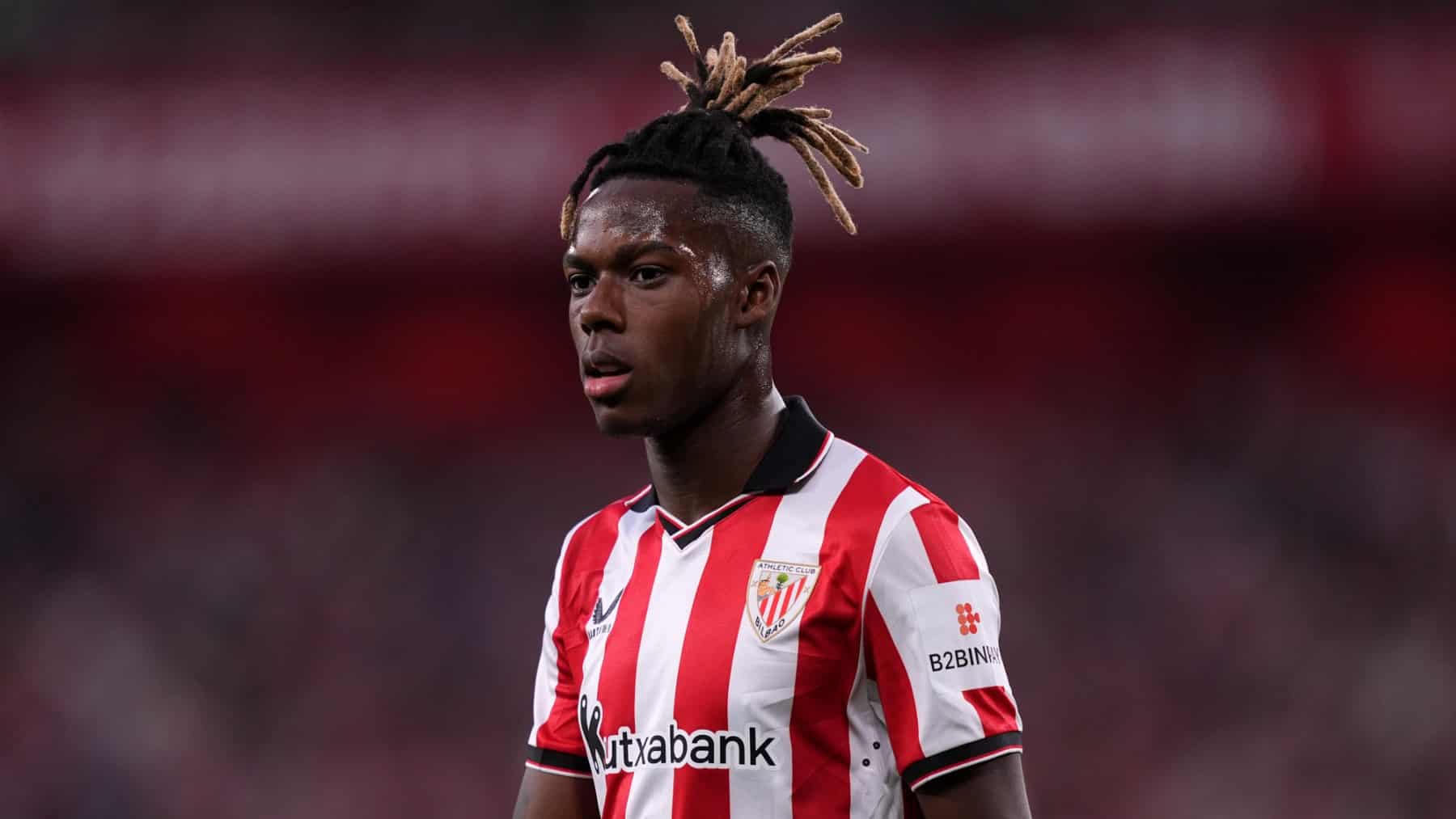 Nico Williams, con el Athletic Club.