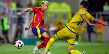 Yeremay, con la selección española.