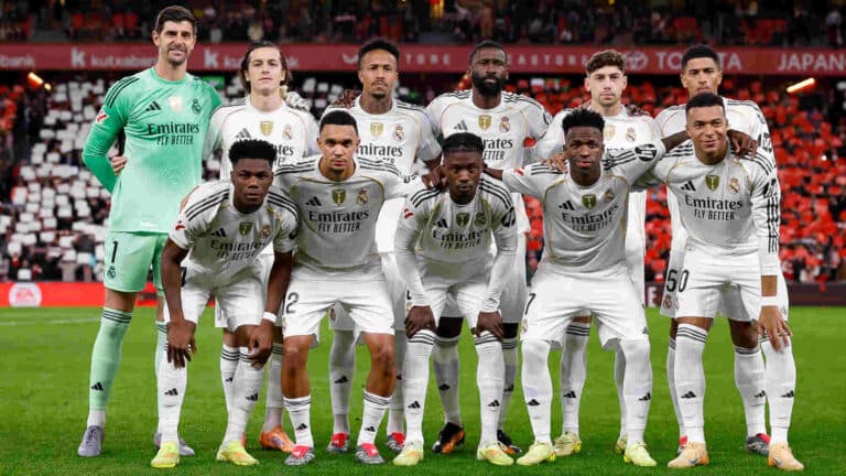 Alineación Once Real Madrid Celta Vigo